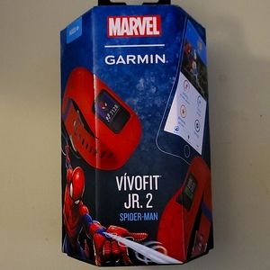 Brand new, unopened Vivofit Jr. 2 Garmin- Spider-Man